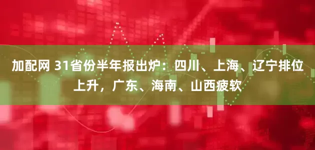 加配网 31省份半年报出炉：四川、上海、辽宁排位上升，广东、海南、山西疲软