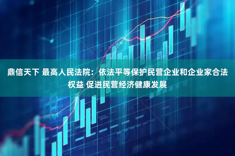 鼎信天下 最高人民法院：依法平等保护民营企业和企业家合法权益 促进民营经济健康发展